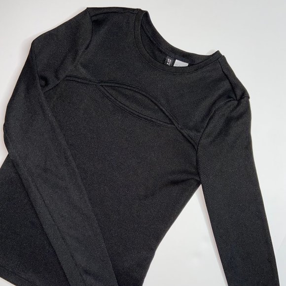 cut out chest front top